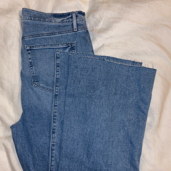 Loft Fresh Cut High Rise Slim Flare Jeans in Light Wash - Picture 4 of 4